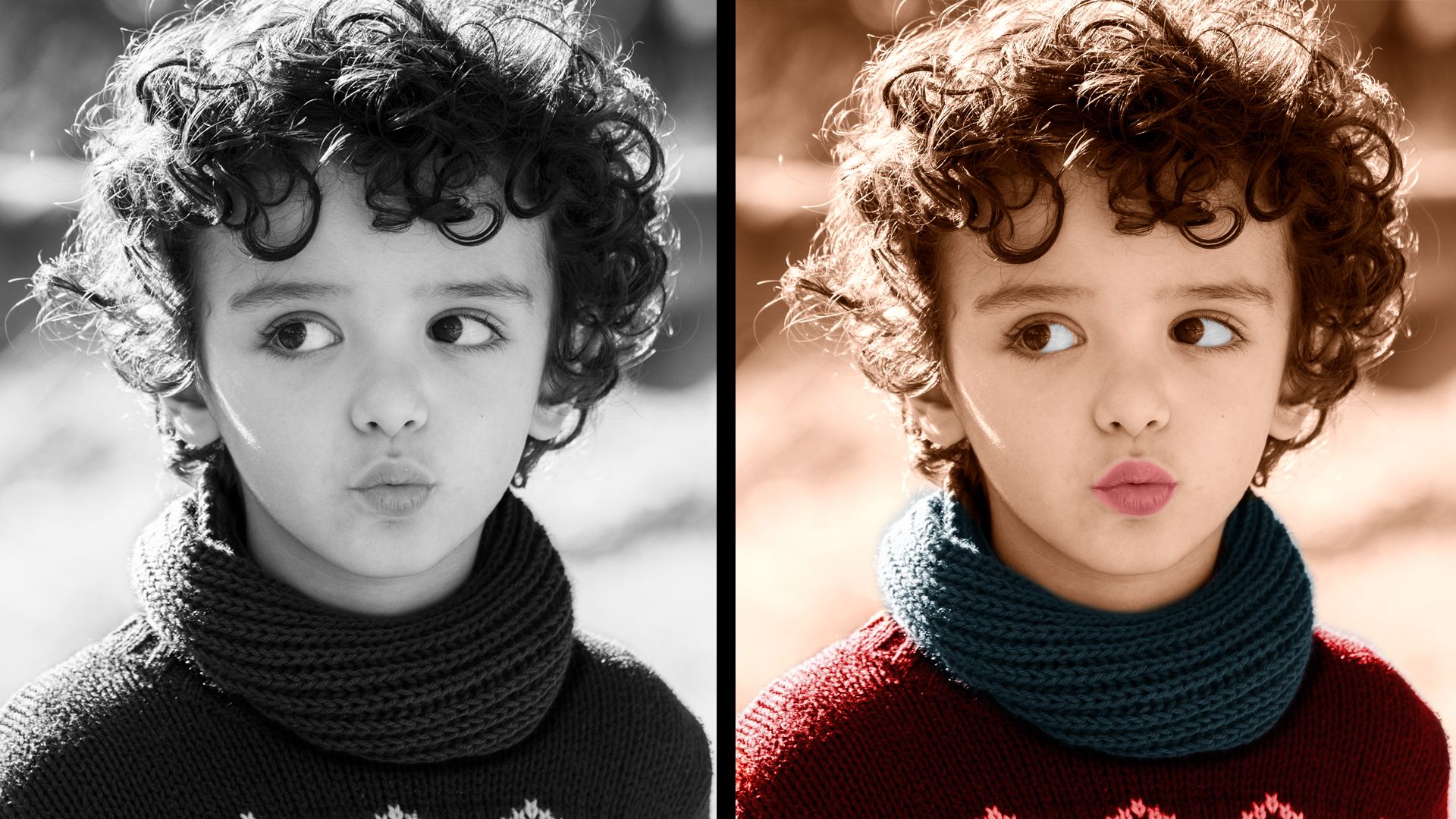 coloring black and white photo with photoshop