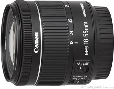 Canon EF-S 18-55 f / 4-5.6 IS STM lens test