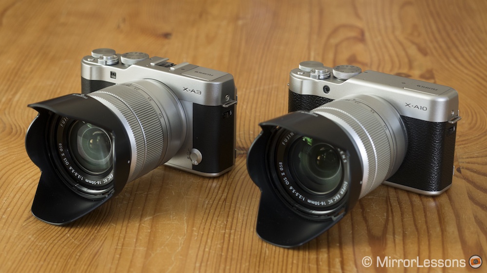 Fujifilm X-A3 and Fujifilm X-A10 Camera Test